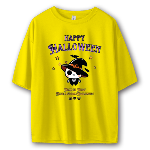 Halloween☆ニャン Purple ストリートＴシャツ キッズ