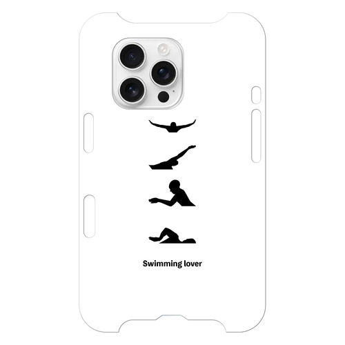 4泳法（黒）(Swimming Lover)(A) iPhone16 Pro