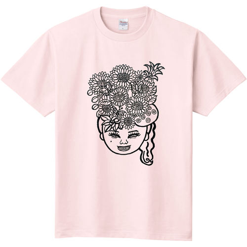 お花の少女 定番Ｔシャツ