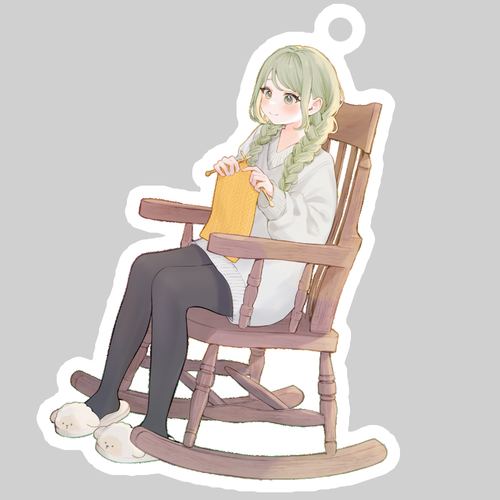 キービジュアルアクリルキーホルダー ダイカットアクリルキーホルダー(8×8cm)