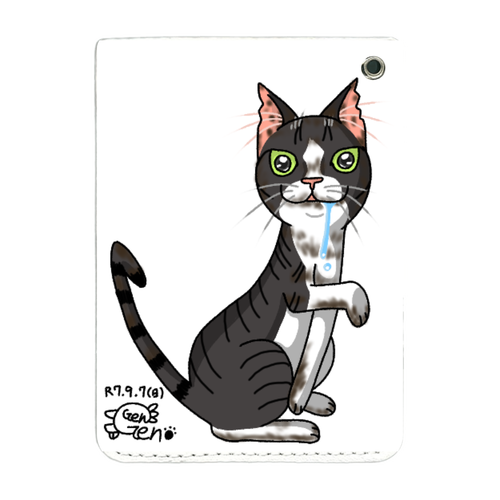 チャー坊 期待 PUレザーパスケース(チェーン付き)