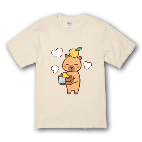 湯上りカピバラ プレミアムTシャツ