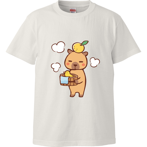 湯上りカピバラ ハイクオリティーTシャツ