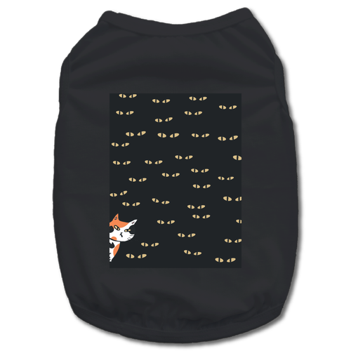 のぞき見ねこ　三毛猫 ドッグウェア