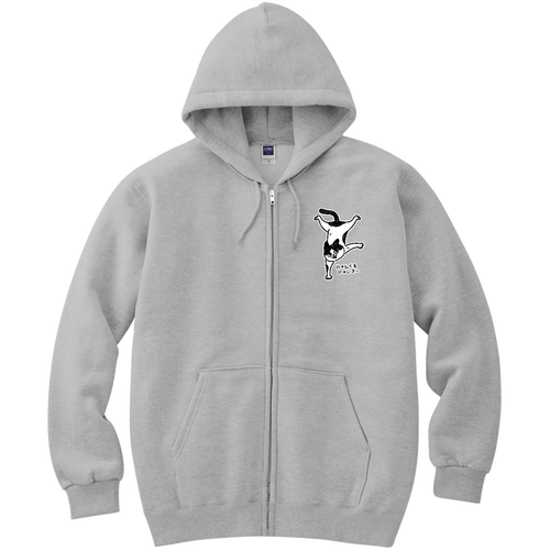 にゃんくるにゃいさ〜 ハチワレ 軽量ジップアップパーカー