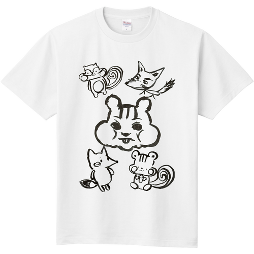 くるみリスとなかまたち 定番Ｔシャツ