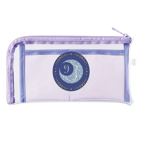 メッシュポーチM／Birth color moon cameo／9月 メッシュポケットクリアロングポーチ