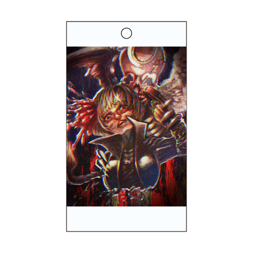 ロシアンルーレット 短冊型アクリルキーホルダー (W40mm H70mm)