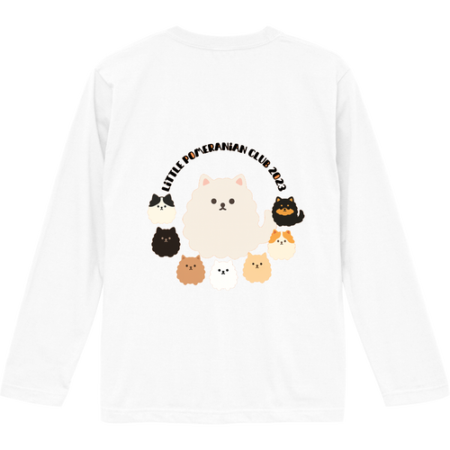 ロンT黒字 ロングスリーブTシャツ