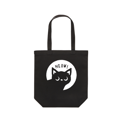 MEOW！子猫くん レギュラーキャンバストートバッグ(M) (フルカラー転写プリント)