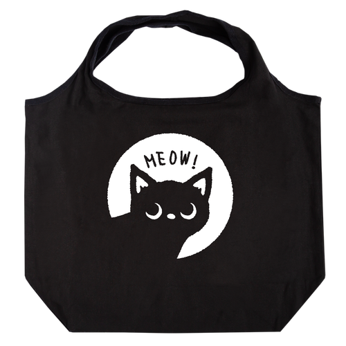 MEOW！子猫くん たためるマルシェ【白プリントあり】