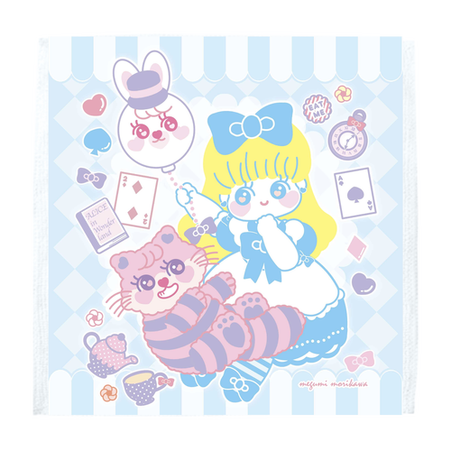 童話展のアリス ソフトタッチミニタオル