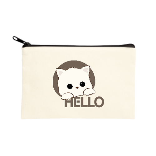 HELLO(cat) キャンバスポーチ（S）
