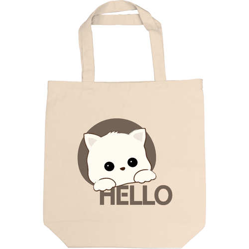 HELLO(cat) キャンバストート M