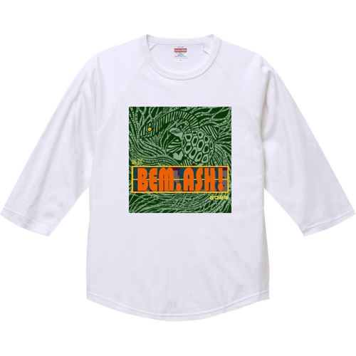 【ビェム.アッシュ】シリーズ　『四聖獣(玄武)』 ラグランTシャツ（七分袖）