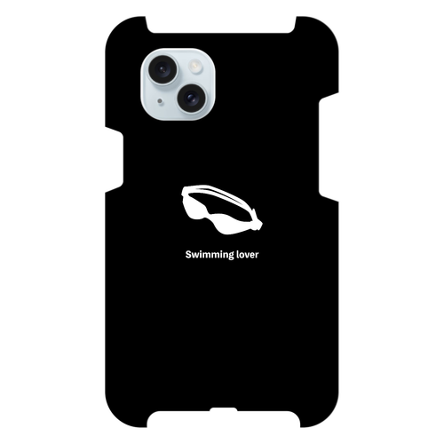 ゴーグル（白）(Swimming Lover)(A) iPhone15 Plus