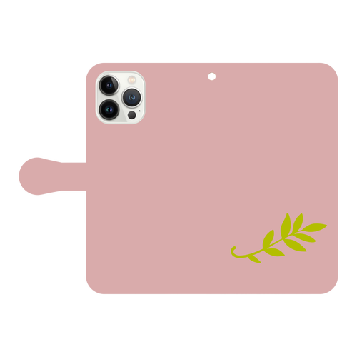 leaf (葉っぱ) 手帳型スマホケース iPhone13 Pro Max 手帳型スマホケース