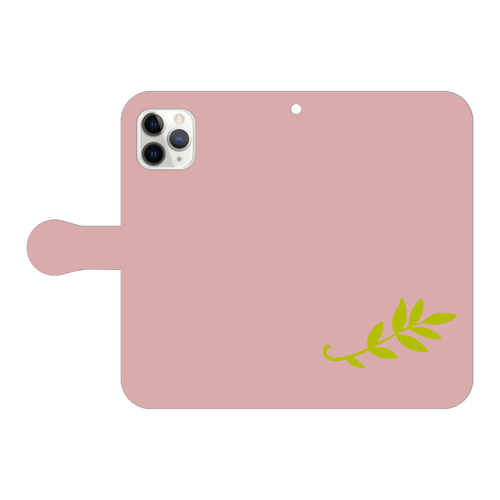 leaf (葉っぱ) 手帳型スマホケース iPhone11 Pro 手帳型スマホケース