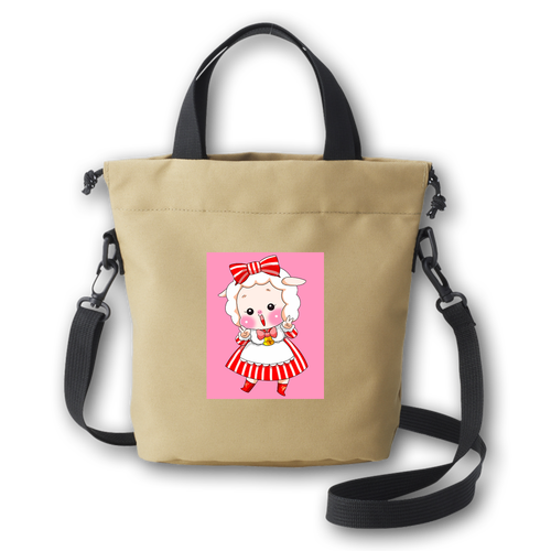 ムムちゃんピースおカバン リサイクルポリエステル パースミニバッグ