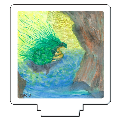 『地底湖の守護神』アクリルスタンド アクリルフィギュア正方形(50×50mm)