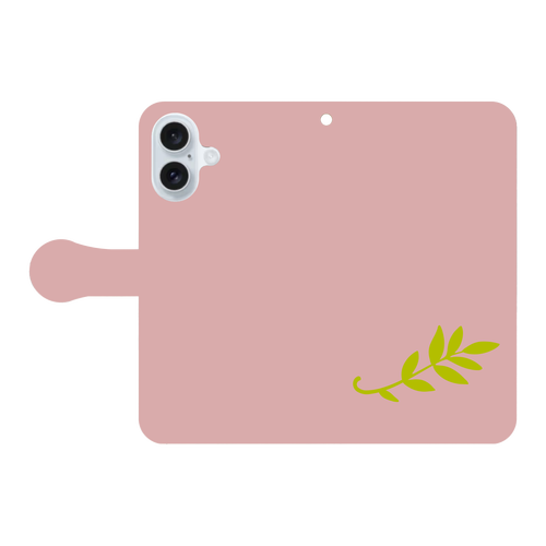 leaf (葉っぱ) 手帳型スマホケース iPhone16 手帳型スマホケース