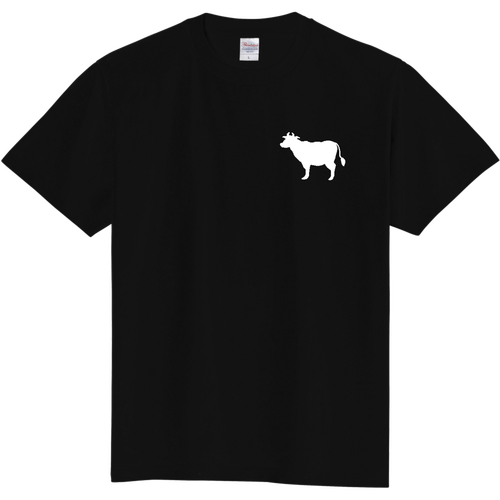 食いしん坊＊ユニフォーム(白牛) 定番Ｔシャツ