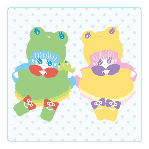 froggirls アクリルコースター（四角）