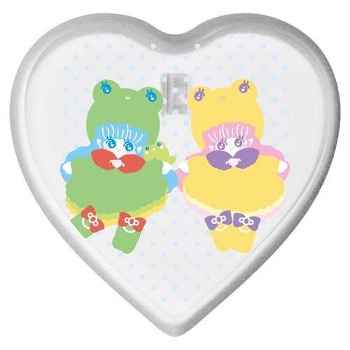 froggirls ライティングバッジ ハート形