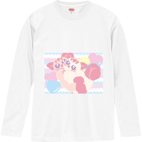 なかよしモモンガ ロングスリーブTシャツ