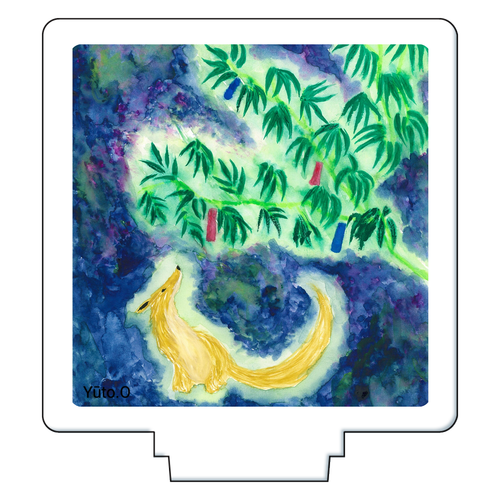 『夏の願いごと』アクリルスタンド アクリルフィギュア正方形(50×50mm)