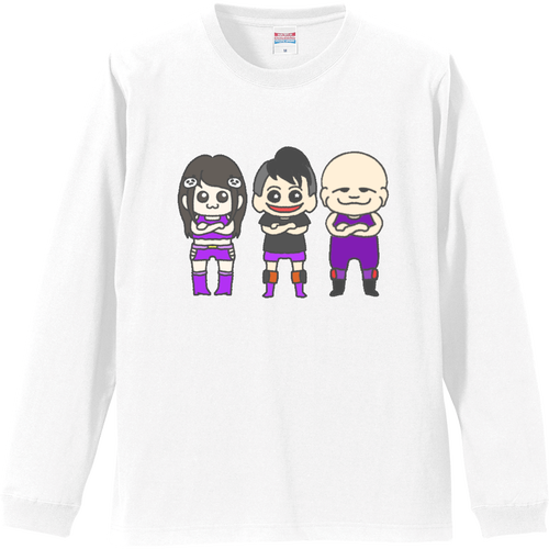 プロレス談義 リブ付 ロングスリーブＴシャツ