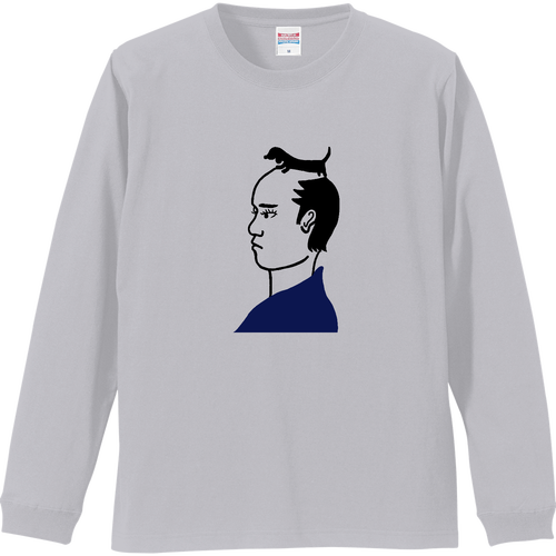 ダックス侍 覚醒 リブ付 ロングスリーブＴシャツ