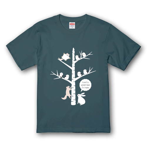 北海道の動物たち プレミアムTシャツ