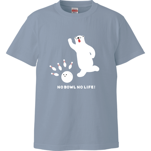 ボウリング シロクマ君 ハイクオリティーTシャツ