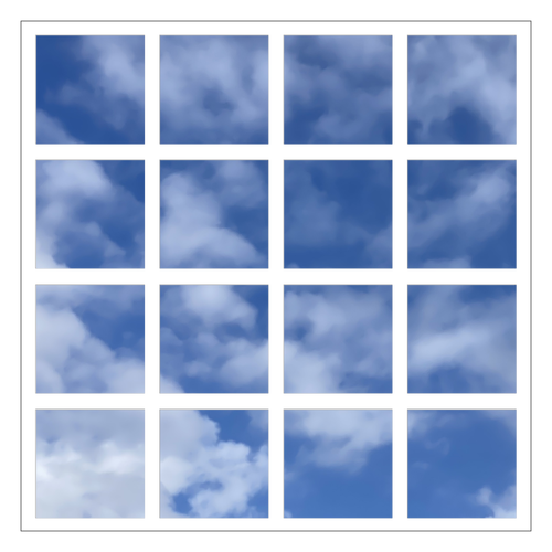 2025年10月28日 選べるホワイトフレークシール（正方形16枚）160×160mm