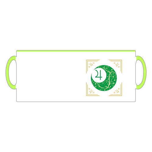 オリエンタルな月と木星と。ー木星額Ver. ／２トーンマグ 2トーンマグカップ