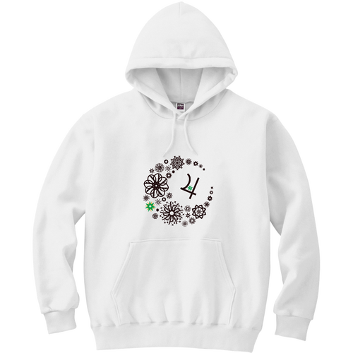 ことばもん／だいすきMoonと惑星マーク・木星編／パーカー 軽量プルパーカー (長袖プリント)