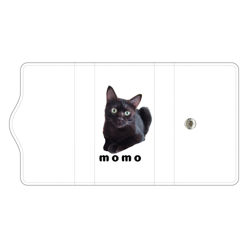 黒ねこももちゃん キーケース