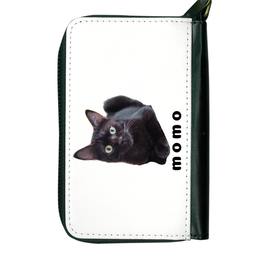 黒ねこももちゃん コイン・パスケース