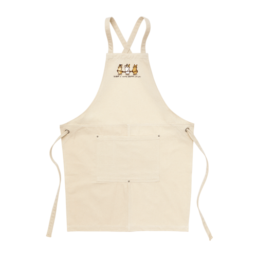 電車ごっこ　エプロン ウォッシュキャンバスエプロン