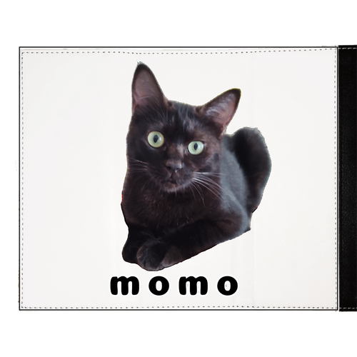 黒ねこももちゃん メガネケース