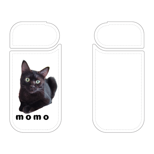 黒ねこももちゃん IQOSケース