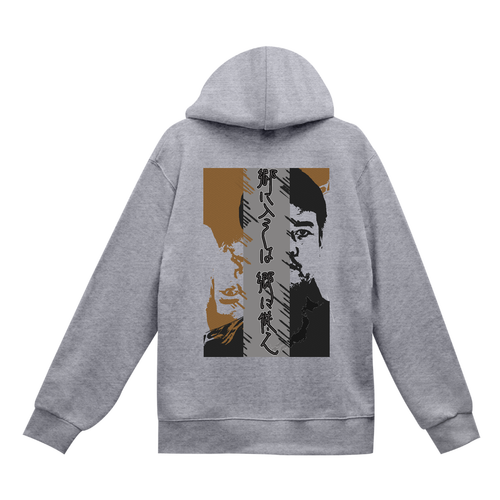 郷に入っては郷に従え-大塩ゴウ/コラボデザイン①- スタンダードWフードジップパーカー