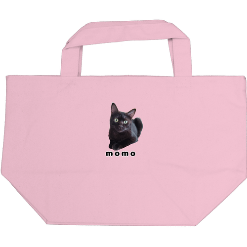 黒ねこももちゃん キャンバストート SM