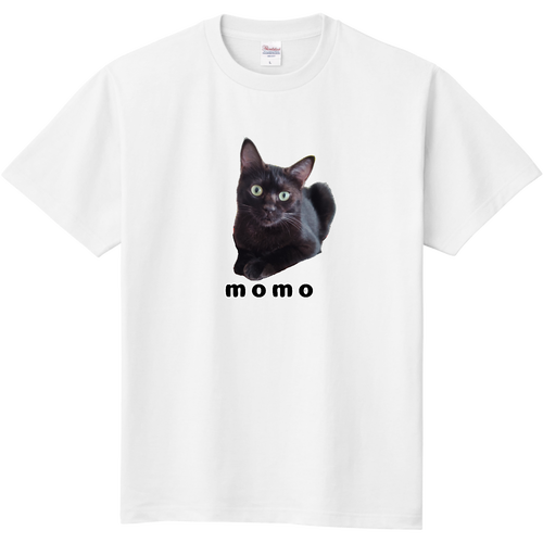 黒ねこももちゃん 定番Ｔシャツ