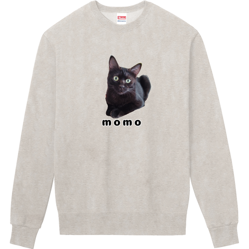 黒ねこももちゃん 定番スウェット