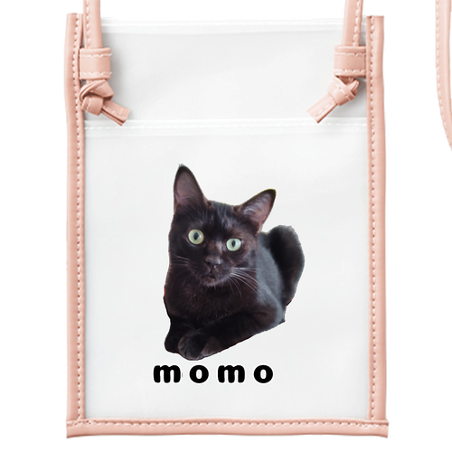 黒ねこももちゃん EVAサコッシュ