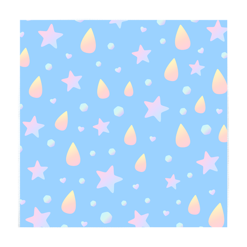 感情収束布《やさしき断片》 ソフトタッチミニタオル