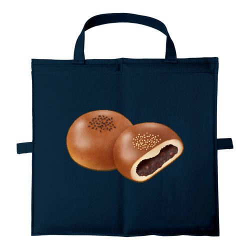 ♪あんぱん・食パン・カレーパン～の、あんぱん☆彡 バッグにもなるシートクッション