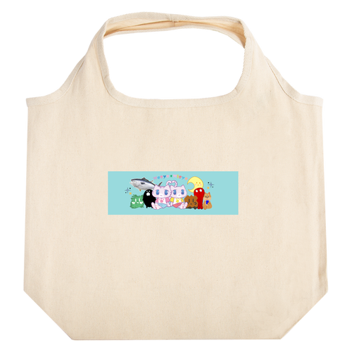 全員集合！ たためるマルシェ【白プリントあり】